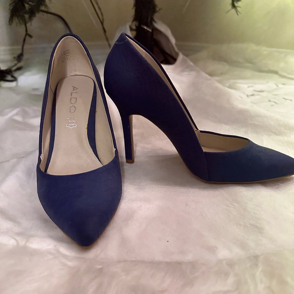 Aldo Elegant Navy Heels
